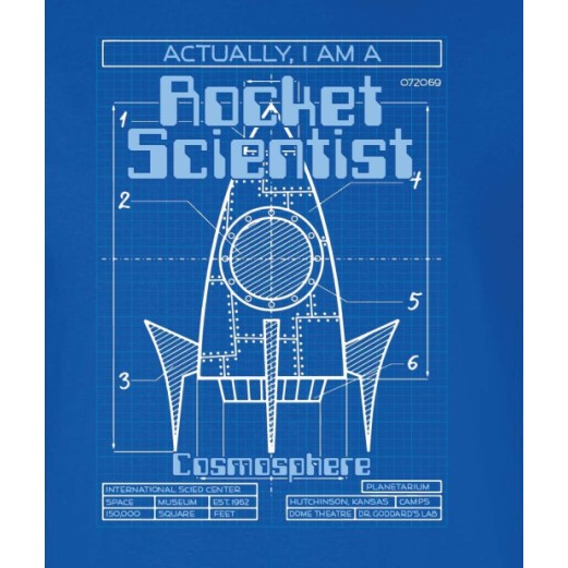 Tee Actually, I am a Rocket Scientist Medium